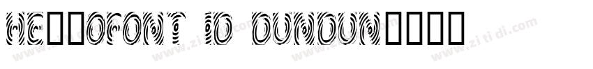 hellofont id dundun字体转换